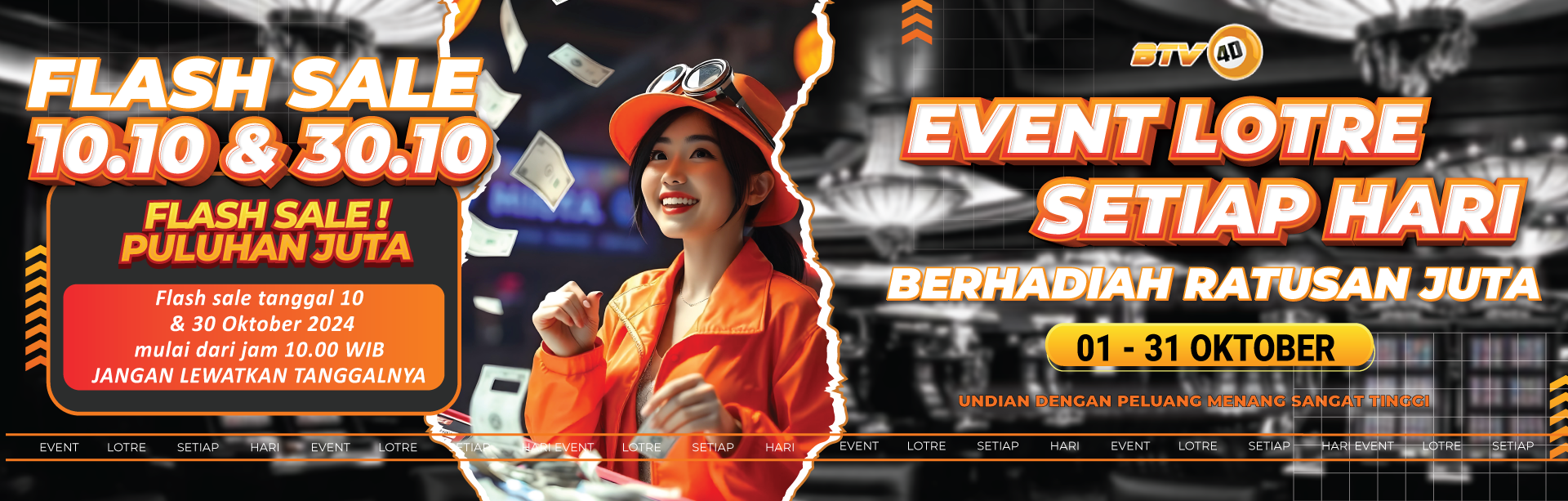 EVENT LOTRE DAN FLASH SALE BTV4D PERIODE 1-31 OKTOBER 2024